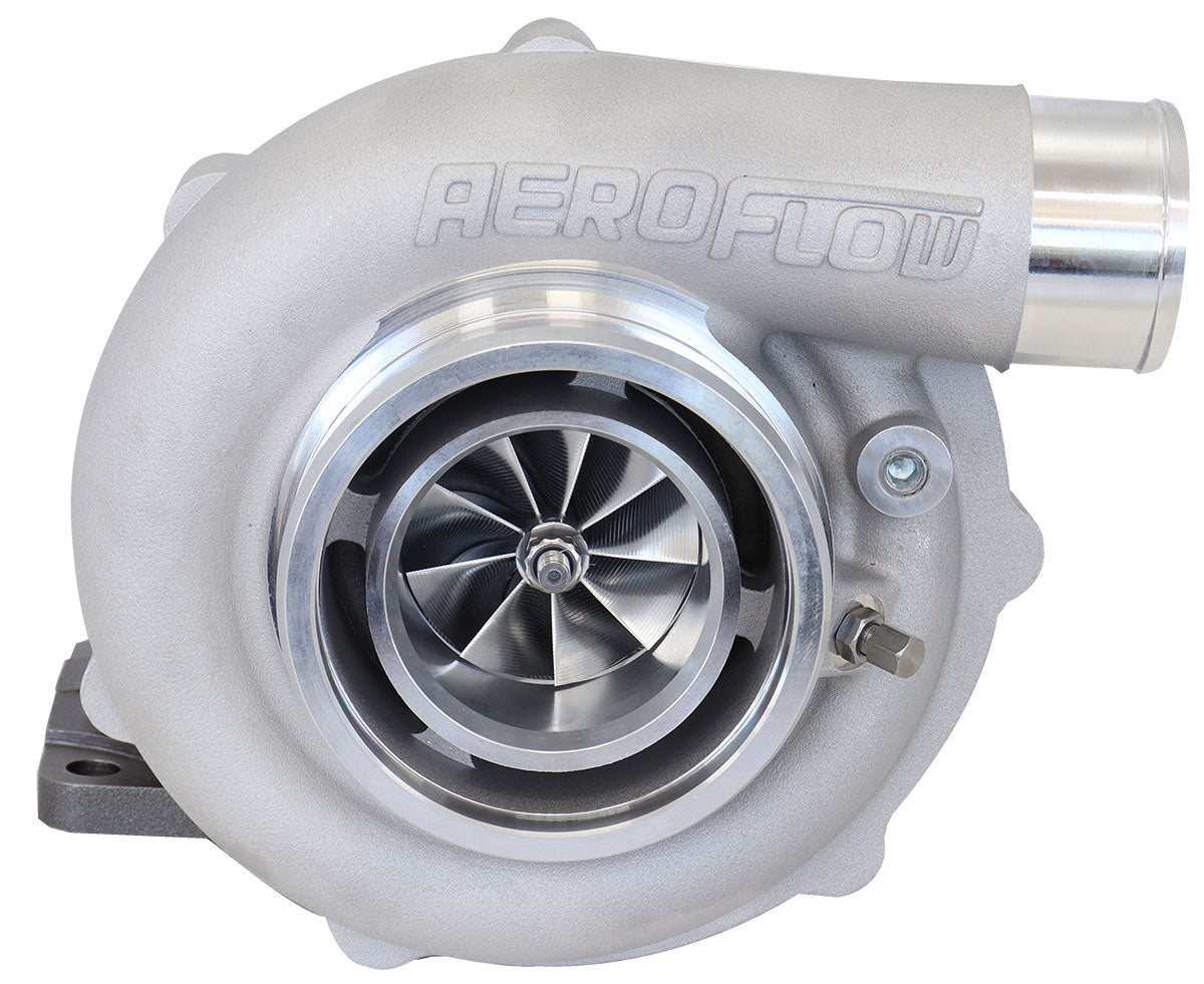 BOOSTED B5855 .61 Turbocharger 770HP, Natural Cast Finish
External Wastegate, T3 Inlet Flange, V-Band Exhaust Flange