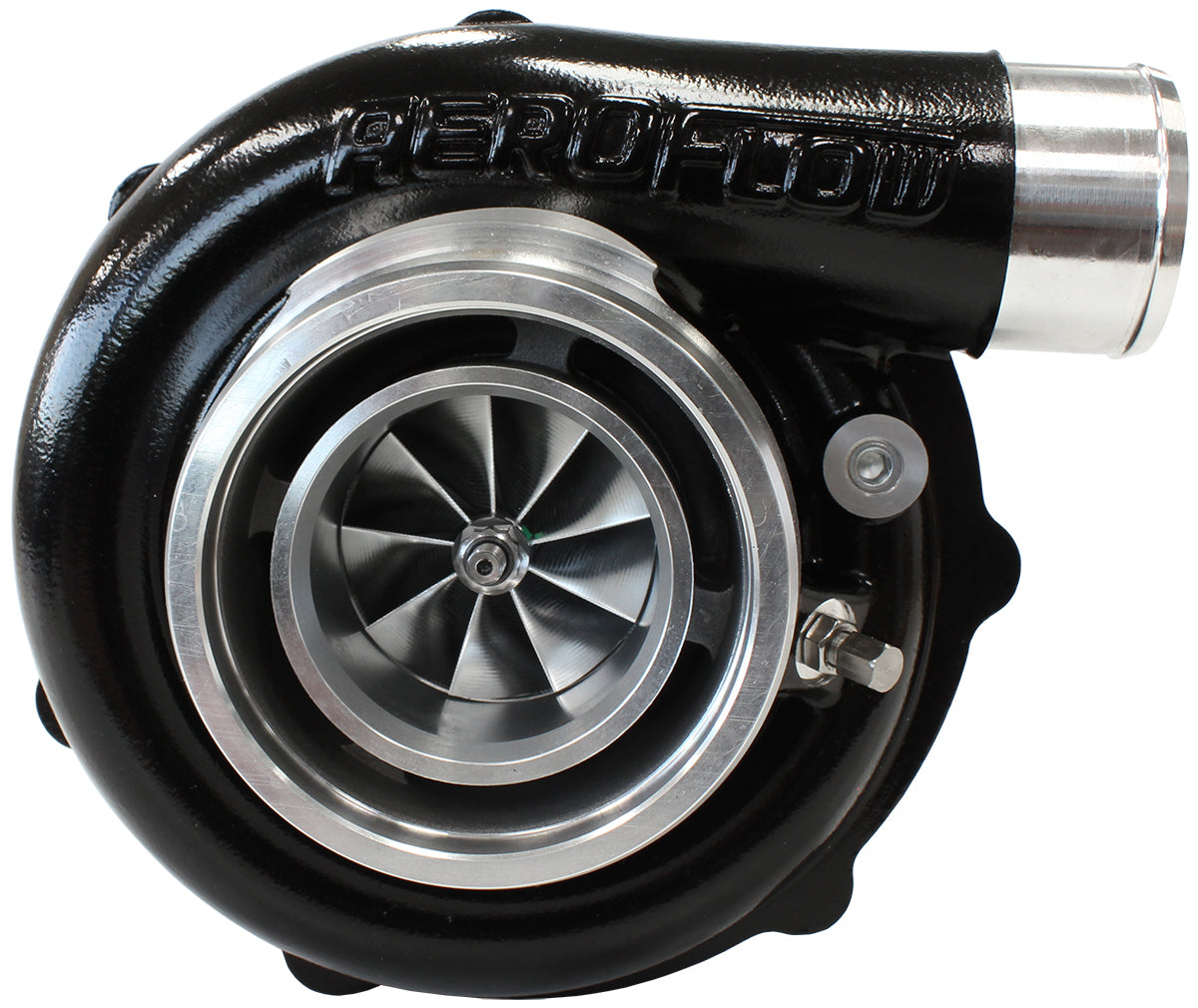 BOOSTED B5855 1.01 Turbocharger 770HP, Hi Temp Black Finish
External Wastegate, V-Band Inlet & Exhaust Flanges