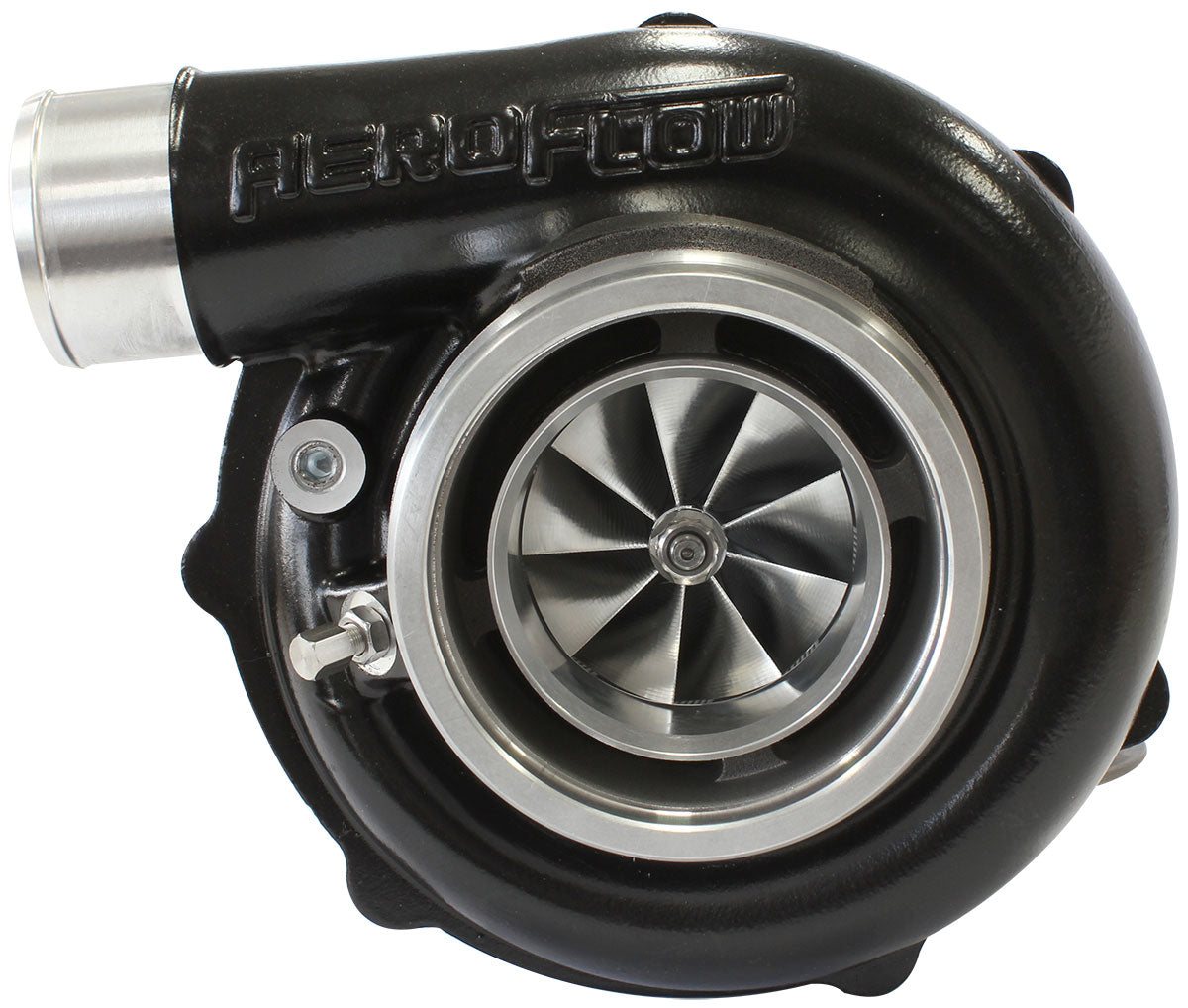 BOOSTED 6262 1.01 Reverse Rotation Turbocharger 900HP, Hi Temp Black Finish
External Wastegate, V-Band Inlet & Exhaust Flanges