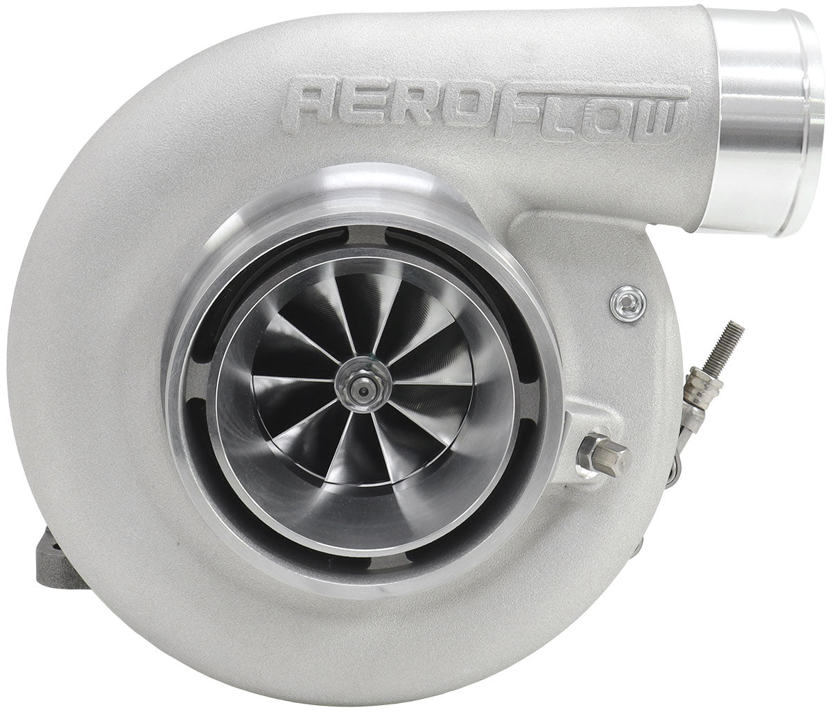 BOOSTED 6270 T4 1.06 Turbocharger 900HP, Natural Cast Finish
External Wastegate, T4 Inlet Flange, V-Band Exhaust Flange