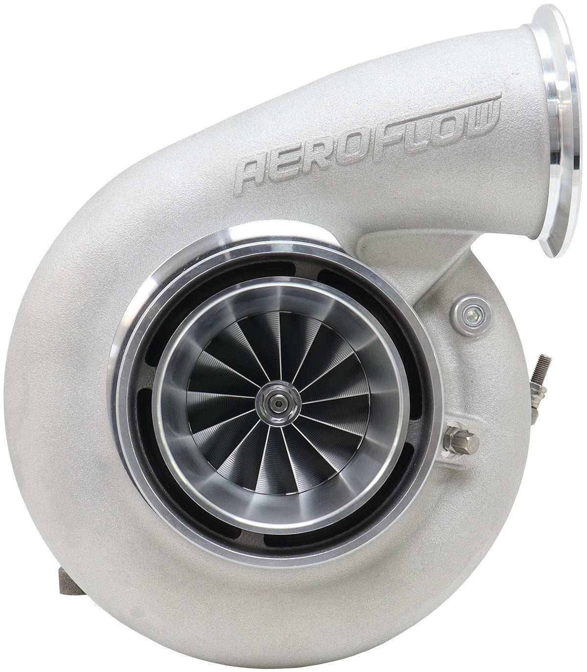 BOOSTED 7682 T4 1.28 Turbocharger 1500HP, Natural Cast Finish
External Wastegate, T4 Inlet Flange, V-Band Exhaust Flange