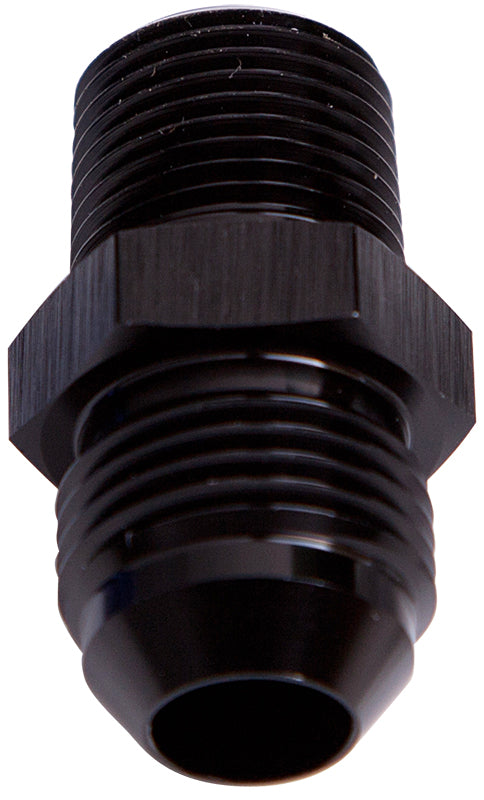 NPT to Straight Male Flare Adapter 3/8" to -6AN
Black Finish, 25 pack