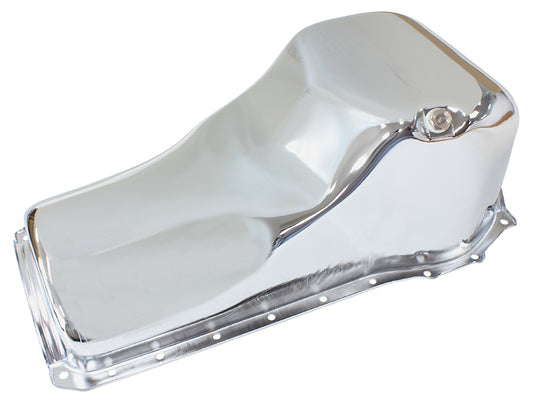 Ford Cleveland Standard Replacement Oil Pan, Chrome Finish
Suit Ford 302 and 351 Cleveland, 5.0L Capacity