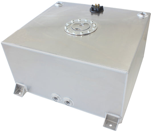 Aluminium 15 Gallon (57L) Fuel Cell with Flat Bottom & Fuel Sender   18-1/8" L x 20-1/16" W x 10-1/4" H (46cm x 51cm x 26cm)