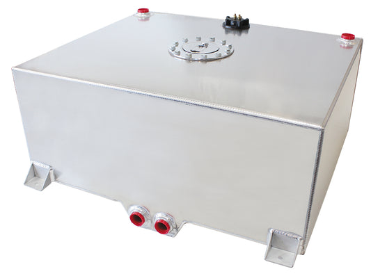 Aluminium 20 Gallon (76L) Fuel Cell with Cavity/Sump & Fuel Sender  20-1/16" L x 24-3/8" W x 10-1/4" H (51cm x 62cm x 26cm)