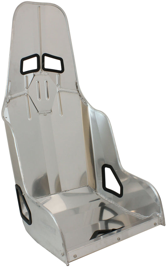 Pro Street Drag 18" Aluminium Race Seat, Raw Finish  457mm Hip Width