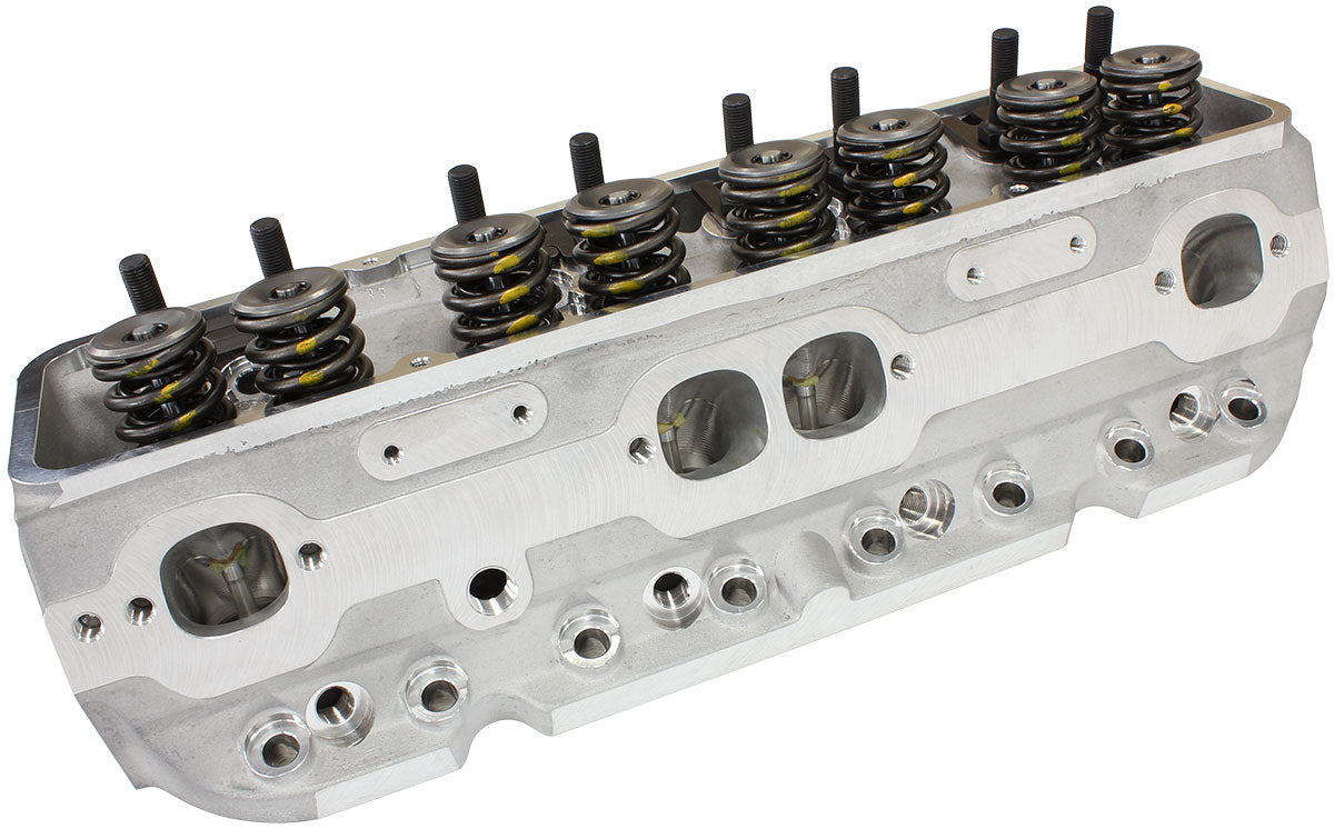 Complete Small Block Chev 327-350-400 213cc CNC Ported Aluminium Cylinder Heads with 68cc Chamber (Pair)
2.15" x 1.30" Intake Port, 1.45" x 1.50" Exhaust Port