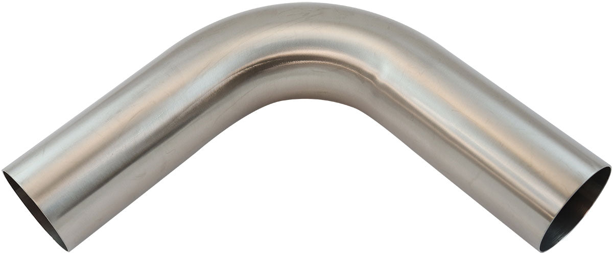 Stainless Steel 90° Mandrel Bend
5" O.D, .065" Wall, 6" Leg