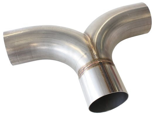 Stainless Steel Y-Pipe
2-1/2" Radius Flow Bend, 2-1/2" O.D