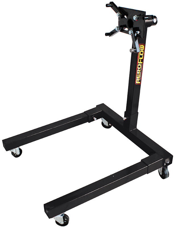 Engine Stand   C-Frame, 1250lb (567kg) max. load, 4 wheels, Black Powder Coated Finish