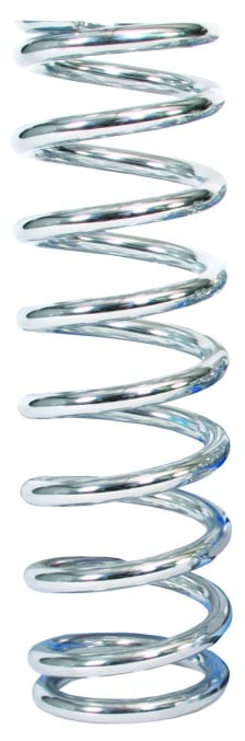 Coil-Over Spring (each) 250 LBS
2.625" I.D x 10.00" Long, ChromeFinish