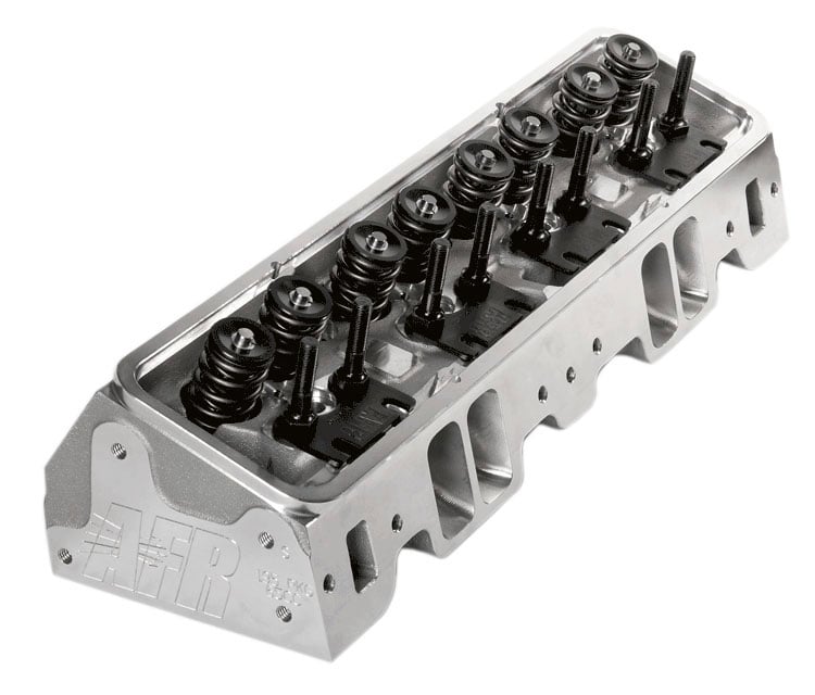 195cc Eliminator Aluminium Cylinder Heads (Angled Plug)  65cc Combustion Chamber. Suit S/B Chev