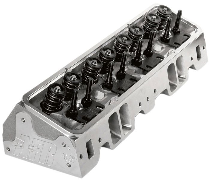 210cc Eliminator Racing Aluminium Cylinder Heads (Angled Plug)
75cc Combustion Chamber. Suit S/B Chev