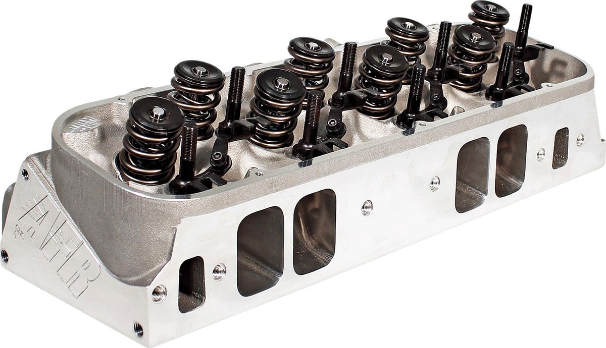 305cc Magnum Aluminium Cylinder Heads  Competition Package 115cc Combustion Chamber. Suit B/B Chev