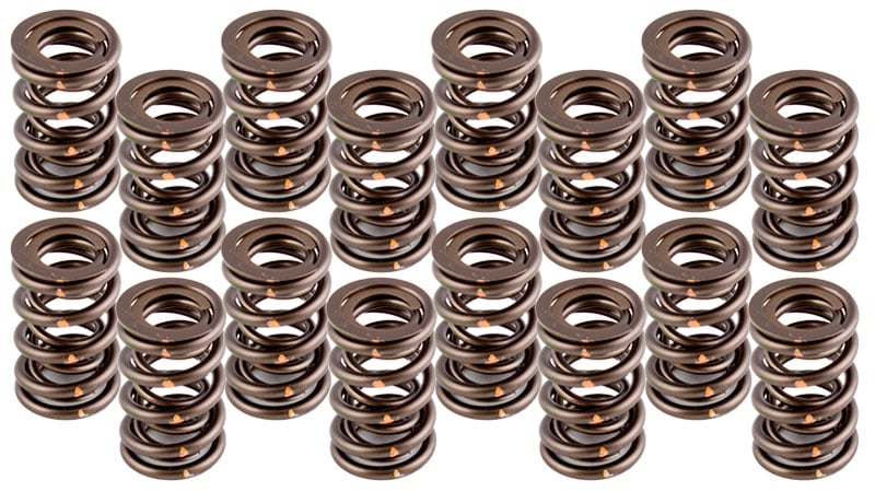 Pac Dual Valve Springs, 1.550" 220-603lbs@1.950", .710" Lift
Set of 16