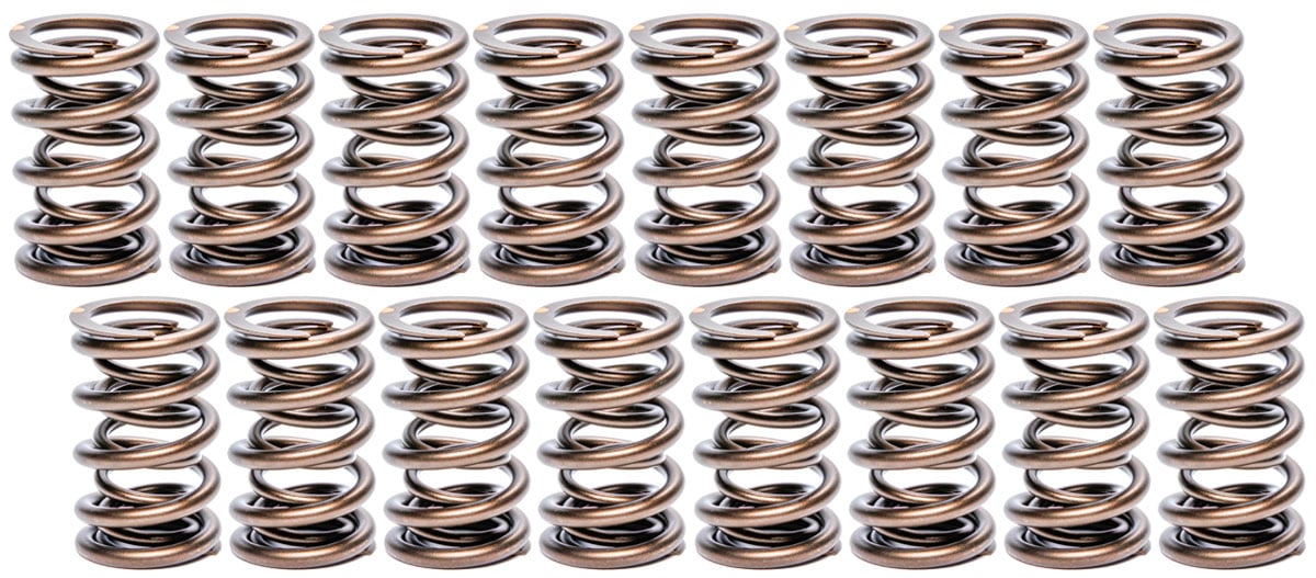 Pac 1225 Valve Springs, 1.550" 250-765lbs@2.00", .800" Lift
Set of 16