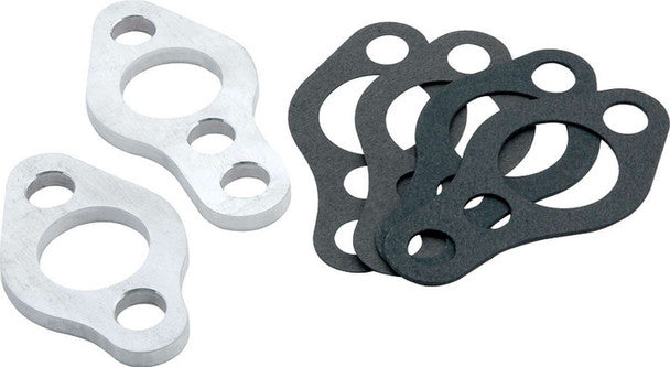 Spacer Kit, Water Pump, Aluminum, Natural, 1/4 in. Thick, Chevy, Small Block, Kit