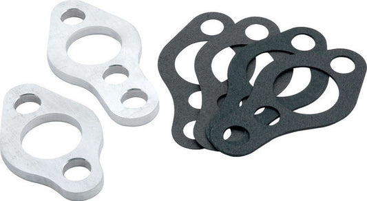 Spacer Kit, Water Pump, Aluminum, Natural, 1/4 in. Thick, Chevy, Small Block, Kit