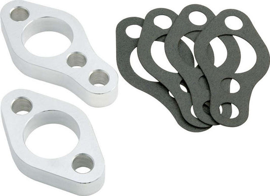 Spacer Kit, Water Pump, Aluminum, Natural, 1/2 in. Thick, Chevy, Small Block, Kit