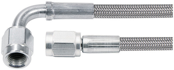 BRAKE HOSE -3AN 15" STR/90DEG