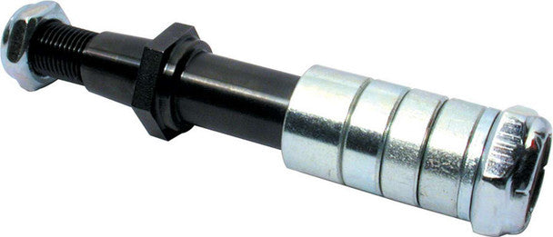 Bump Steer Adjuster Outer 4.500 in. Pinto taper, includes one 0.100 in. spacer, three 0.300 in. spacers, and one 0.500 in. spacer