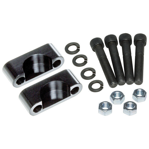 U-Joint Fasteners, Girdles, Aluminum, Black Anodized, 1310/1330 Series U-Joint, 1 1/16 in. Cap Diameter, Pair