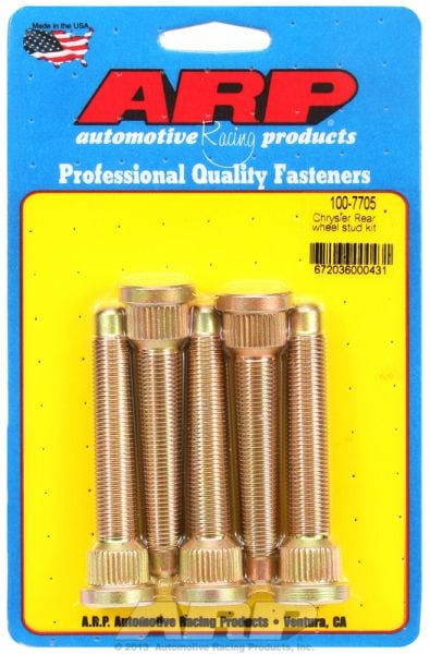 Competition Wheel Studs
fits Chrysler Rear, 1/2" Thread (5-Pack)