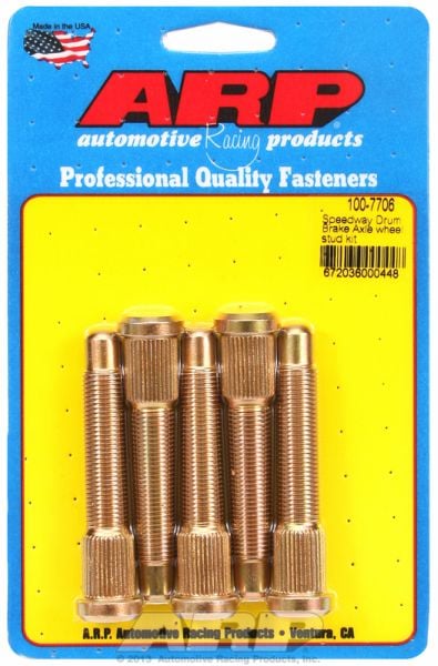 Competition Wheel Studs
fits Speedway Engineering & Frankland Full Floating Hub, 1/2" Thread (5-Pack)