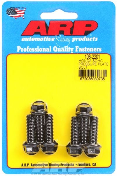 Pressure Plate Bolt Kit
fits Honda SOHC D-Series M8 X 1.25 (6-Pack)