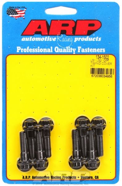 Timing Cover Bolt Kit, 12-Point Head Black Oxide
fits GM LS Series