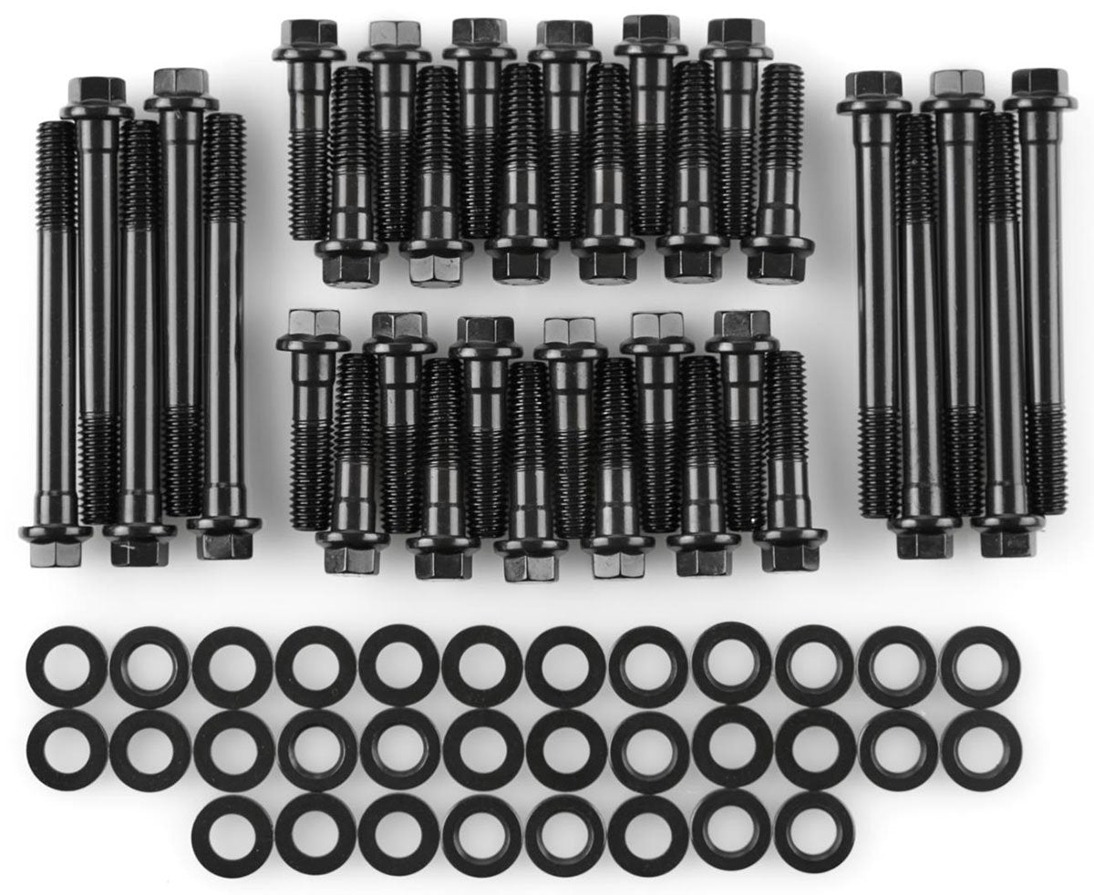 Head Bolt Kit, Hex Head
fits BB Chrysler 383-440 Wedge With Factory & Edelbrock RPM Heads