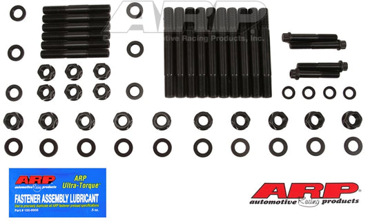 Main Stud Kit, 4-Bolt Main Hex Nut  fits SB Ford 351 Windsor Dart Iron Eagle Block