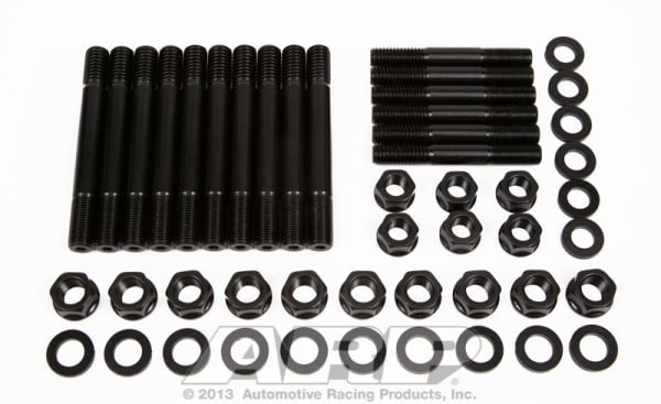 Main Stud Kit, 4-Bolt Main Hex Nut  fits SB Ford 351 Windsor Dart SHP