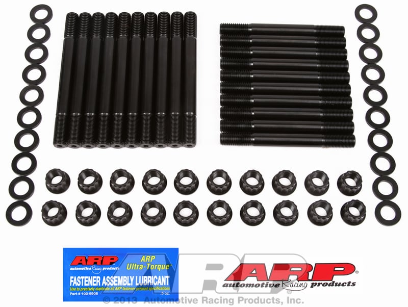 Head Stud Kit, 12-Point Nuts  fits BB Ford 429-460 With Factory, 429CJ SVO Aluminium M-6049-A429 Heads, Edelbrock & KAASE Heads