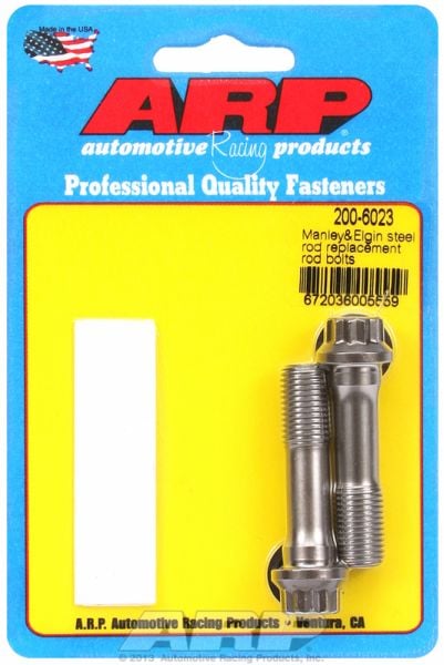 Conrod Bolt (1-Pair)  fits Manly / Elgin Steel Rods & General Replacement Application, 7/16" Thread X 1.800" UHL (8740)