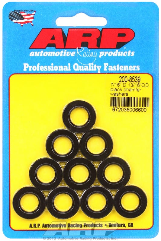 Special Purpose Washer  7/16" I.D, 13/16" O.D .120" Thick with Chamfer (10-Pack)