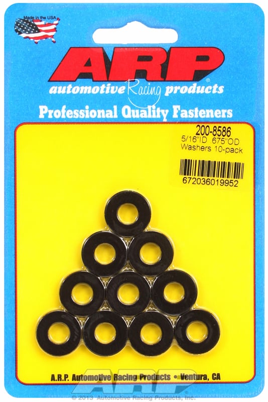 5/16" ID Washers with No Chamfer
.550" OD, .120" thick, 10 pack