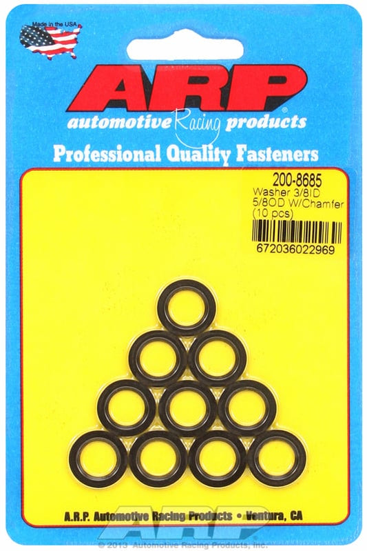 Special Purpose Washer
3/8" I.D, 5/8" O.D .062" Thick With Chamfer (10-Pack)