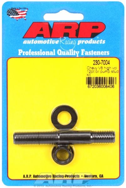 Oil Pump Stud, 12-Point Nut  fits SB/BB Chev With High Volume Pump, 3.125" OAL