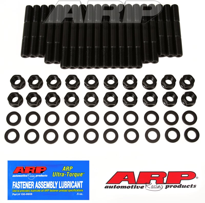 Main Stud Kit, 4-Bolt Main
fits BB Chev Dart Big M Block With Splayed Cap Outer Studs