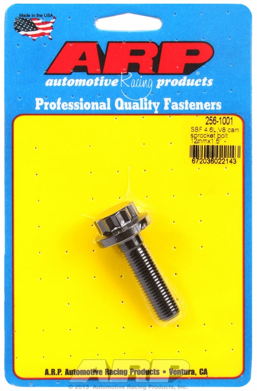 Camshaft Bolt Kit, Pro Series
fits Ford Modular 4.6L & 5.4L 12mm x 1.800" UHL (1 Per Cam Required)