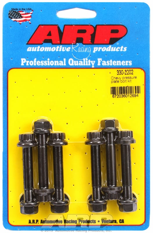 Pro Series Pressure Plate Bolt Kit 5/16"-24  fits Tilton Flywheel and 3 Disc AP Clutch