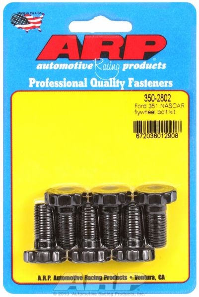 Flywheel Bolt Kit  fits Ford 351 NASCAR V8 Use 3/4" Socket, 7/16-20 Thread x .925" UHL