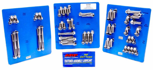 Engine Accessory Bolt Kit, Hex Head S/S   fits SB Chev 305-350 Vortec With Headers (1986-On)