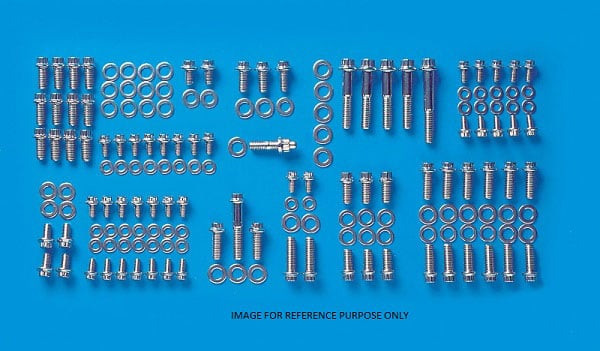 Engine Accessory Bolt Kit, 12-Point Head Black Oxide
fits BB Chrysler 383-440 Wedge