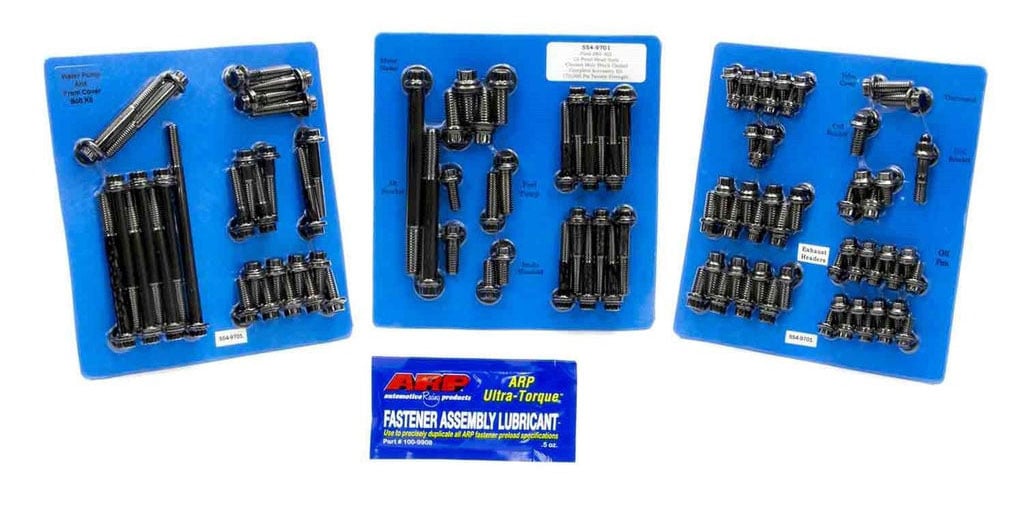 Engine Accessory Bolt Kit, 12-Point Head Black Oxide
fits SB Ford 289-302 Windsor