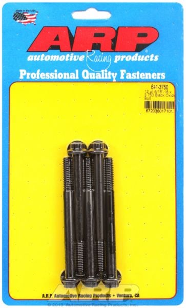 5-Pack Bolt Kit, 12-Point Head Black Oxide
5/16" UNC x 3.750" UHL With 3/8" Socket Head