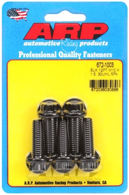 5-Pack Bolt Kit, 12-Point S/S
M10x 1.50 Thread x 30mm UHL With 12mm Socket Head