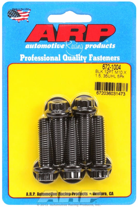 5-Pack Bolt Kit, 12-Point S/S
M10 x 1.50 Thread x 35mm UHL With 12mm Socket Head