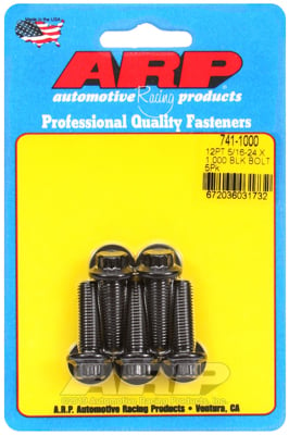 5-Pack Bolt Kit, 12-Point Head Black Oxide
5/16" UNF x 1.000" UHL With 3/8" Socket Head